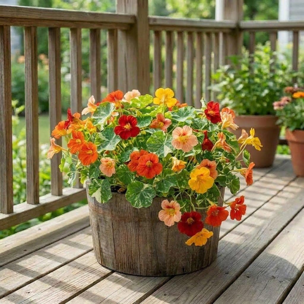 Nasturtium Alaska mix Seeds