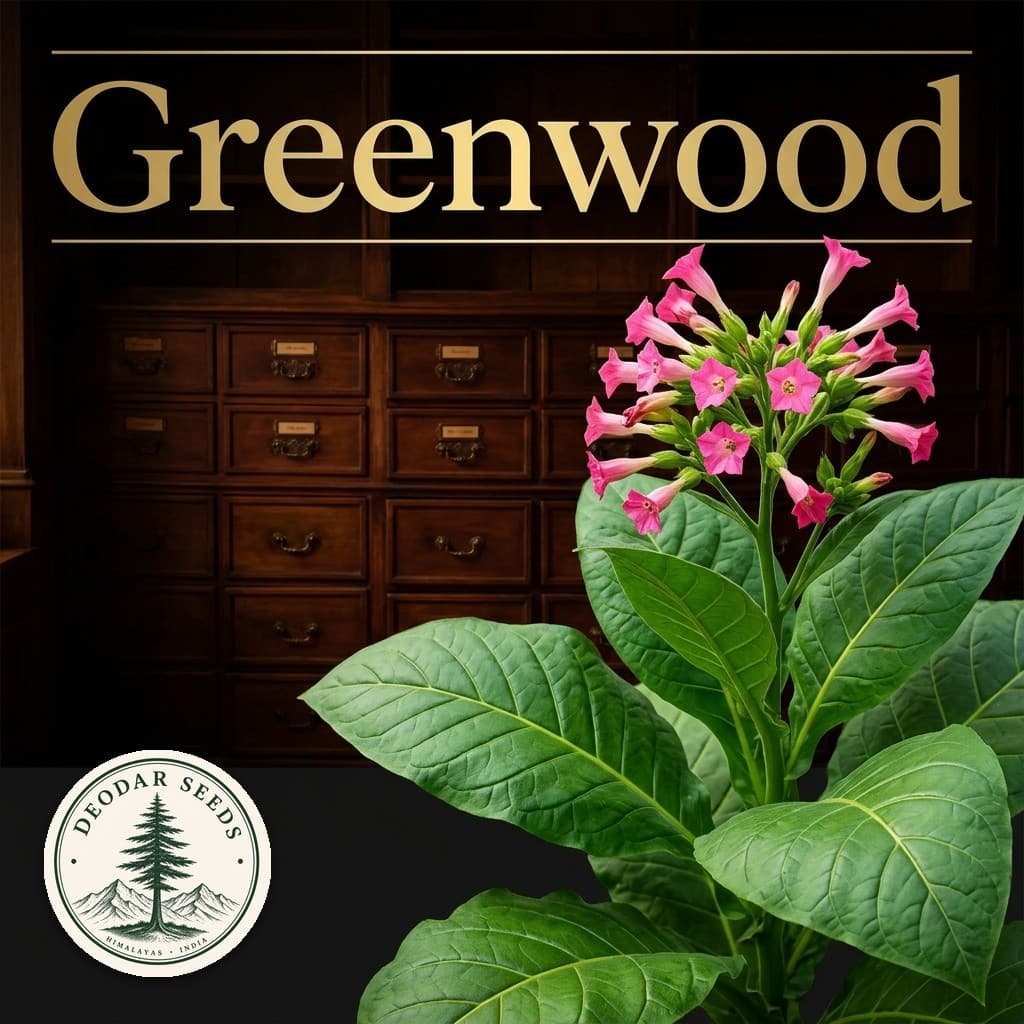 Greenwood Nicotiana Seeds — AI-generated kit illustration