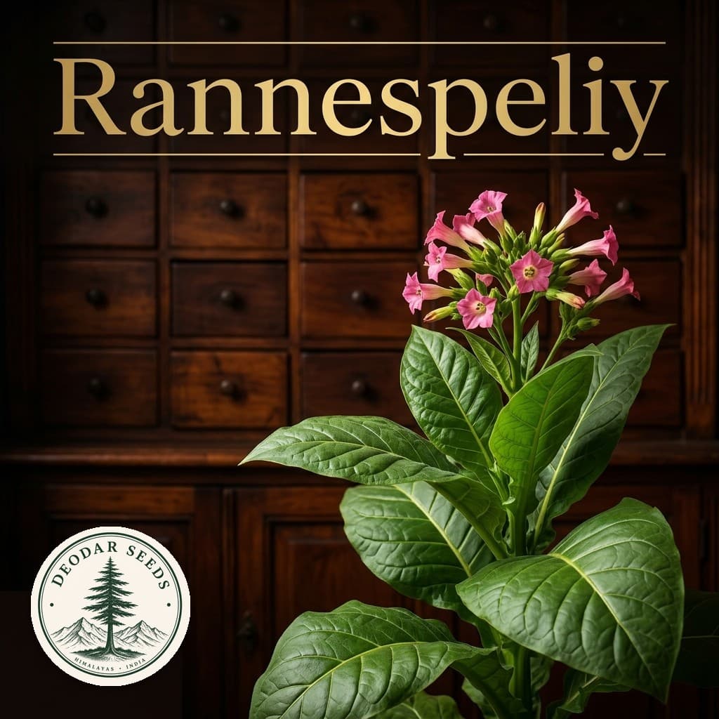 Rannespeliy Nicotiana Seeds — AI-generated kit illustration