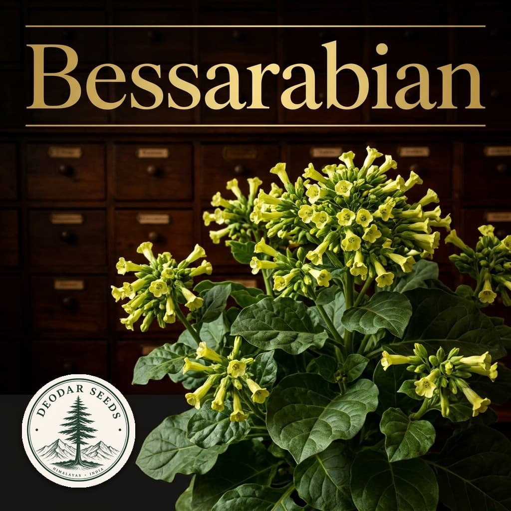 Bessarabian Nicotiana Seeds — AI-generated kit illustration