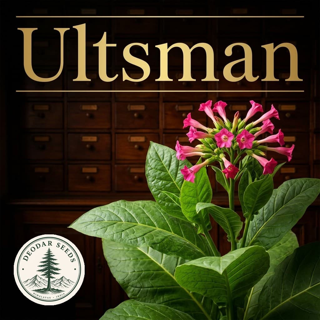 Ultsman Nicotiana Seeds — AI-generated kit illustration
