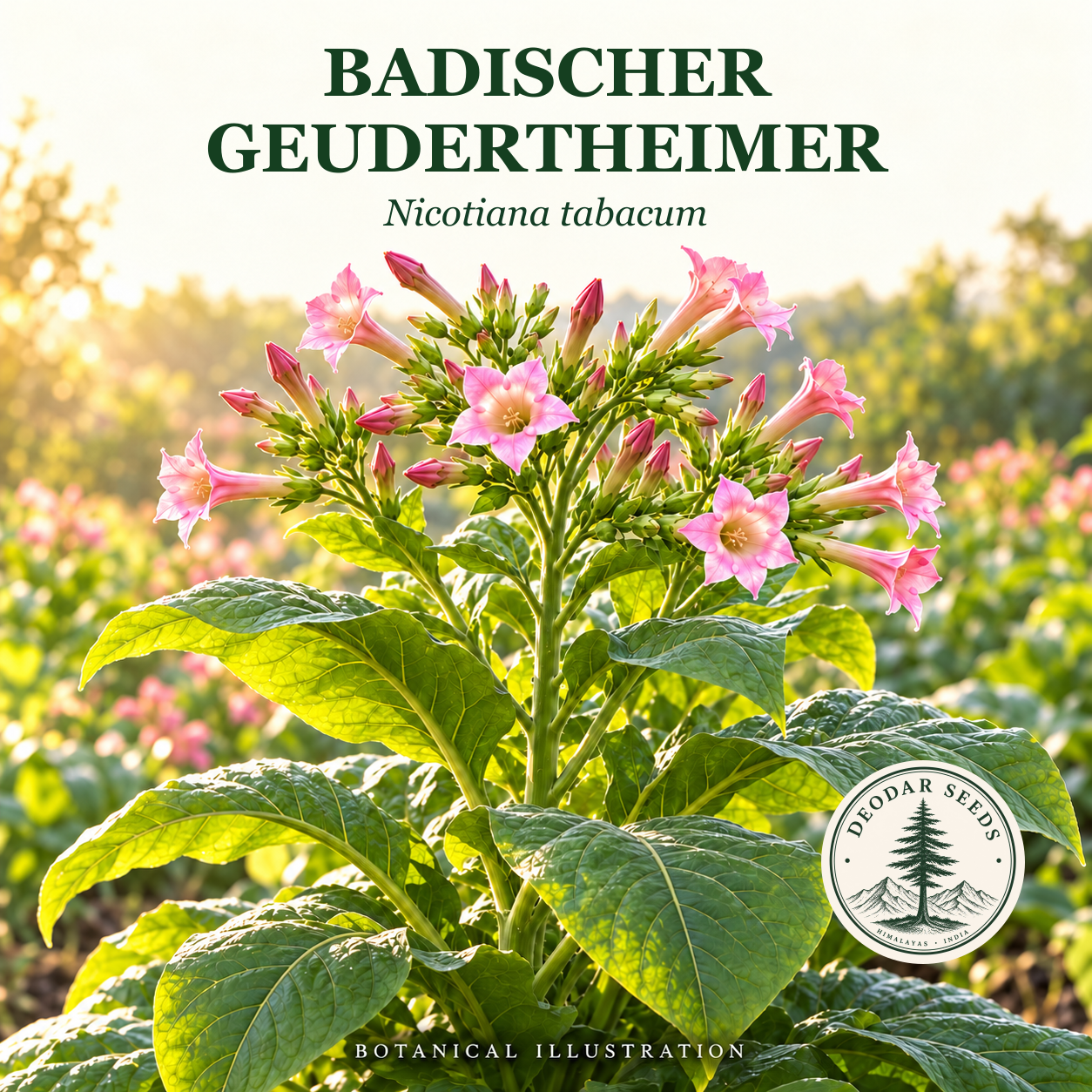 Illustrated cover: BADISCHER GEUDERTHEIMER (Nicotiana tabacum)