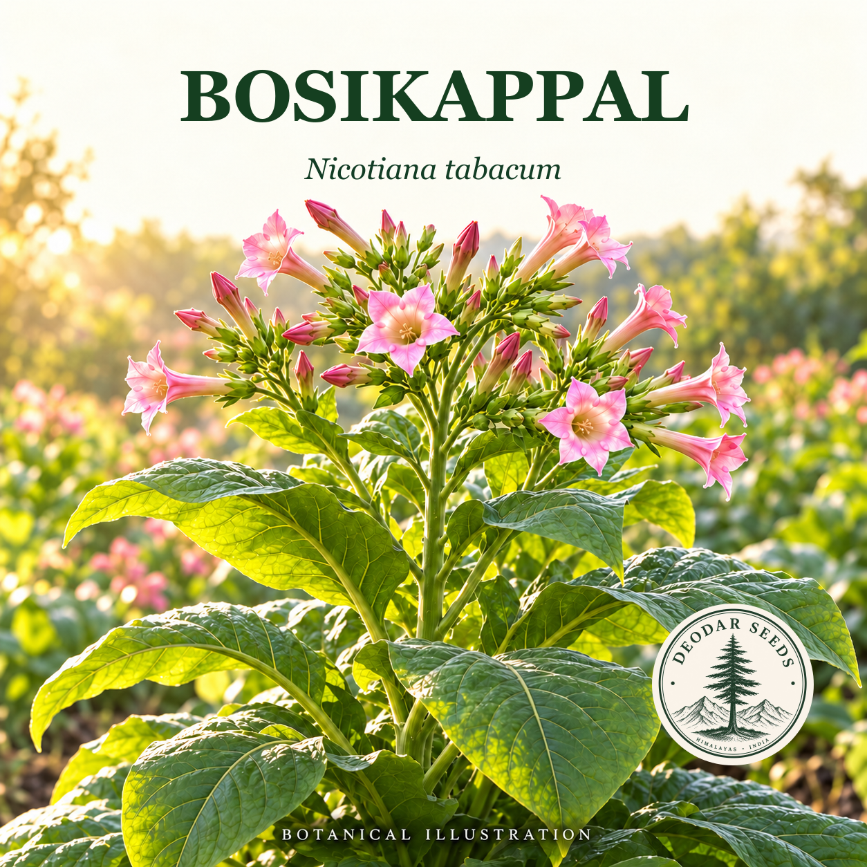 Illustrated cover: BOSIKAPPAL (Nicotiana tabacum)